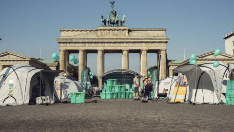 Große Demo am Brandenburger Tor
