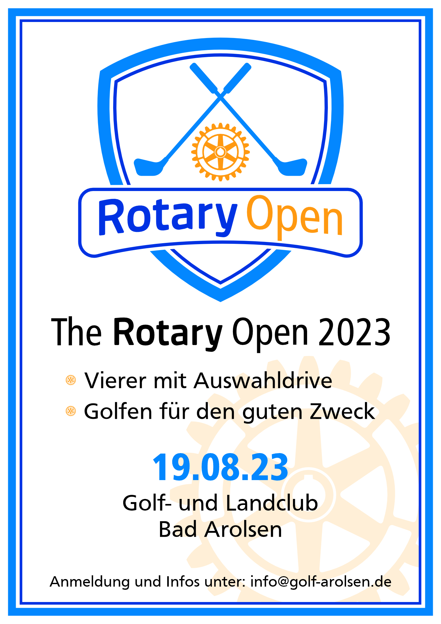 Rotary Open 2023 - Golfen für den guten Zweck