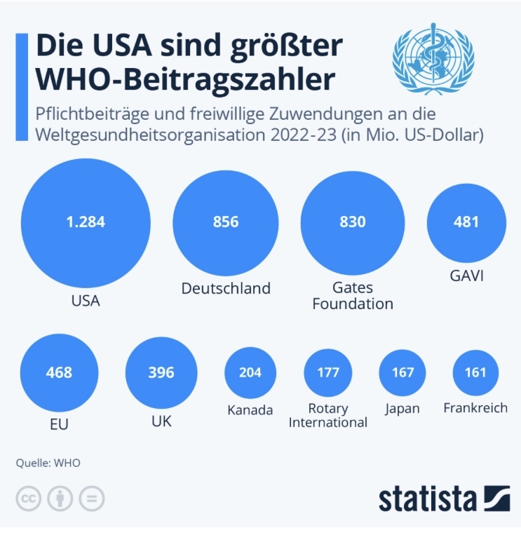 2025, who, geldgeber, usa, gavi, gates, rotary, statista