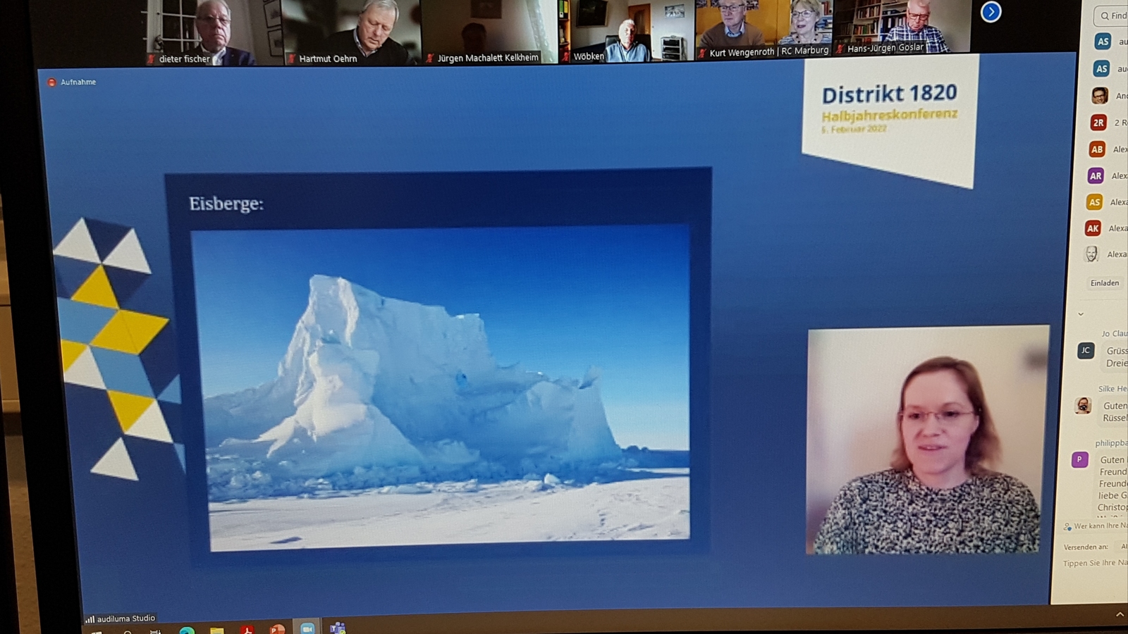 2022, eisberg, antarktis, d1820, halbjahreskonferenz