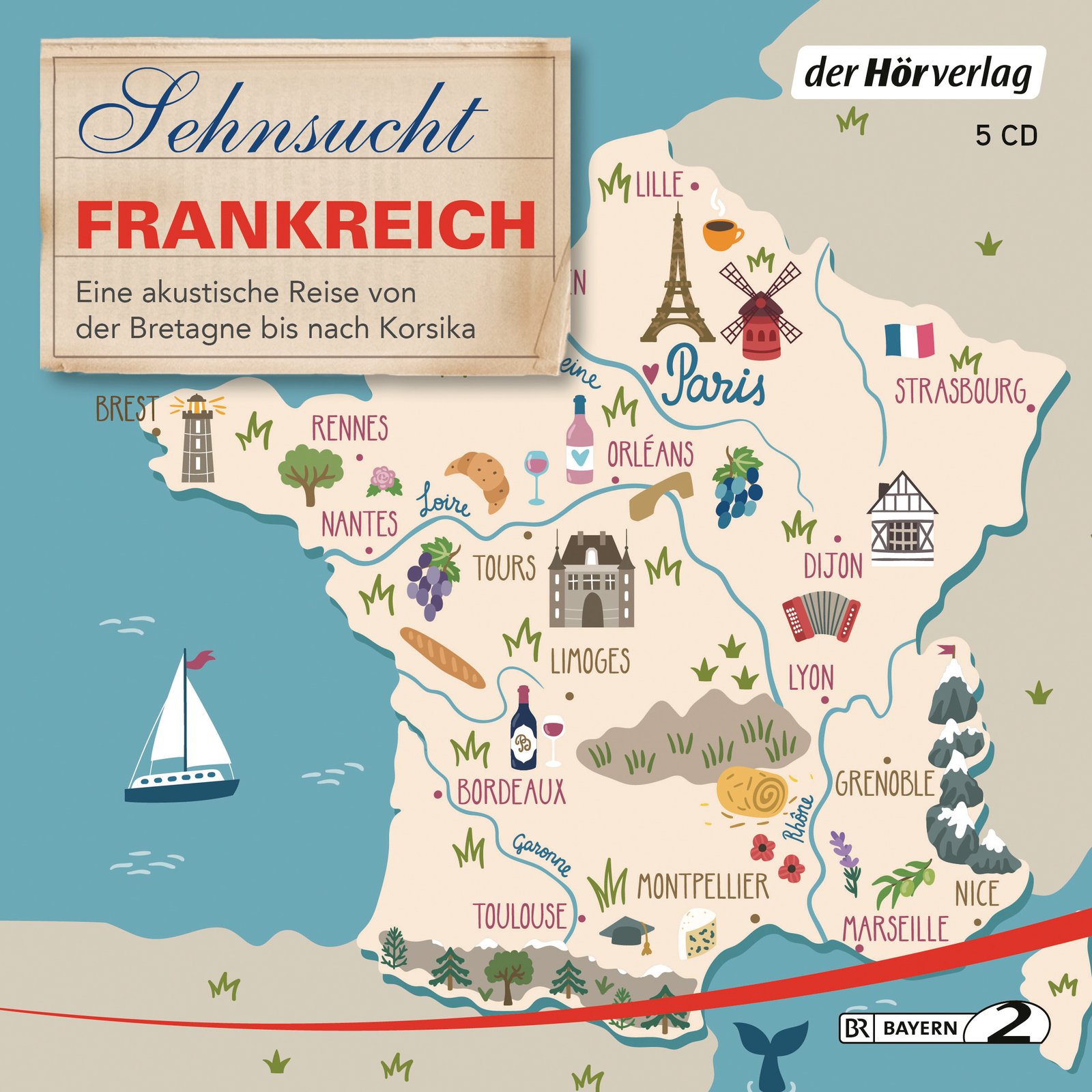 2019, sehnsucht frankreich, hörverlag, reise, alpen, exlibris
