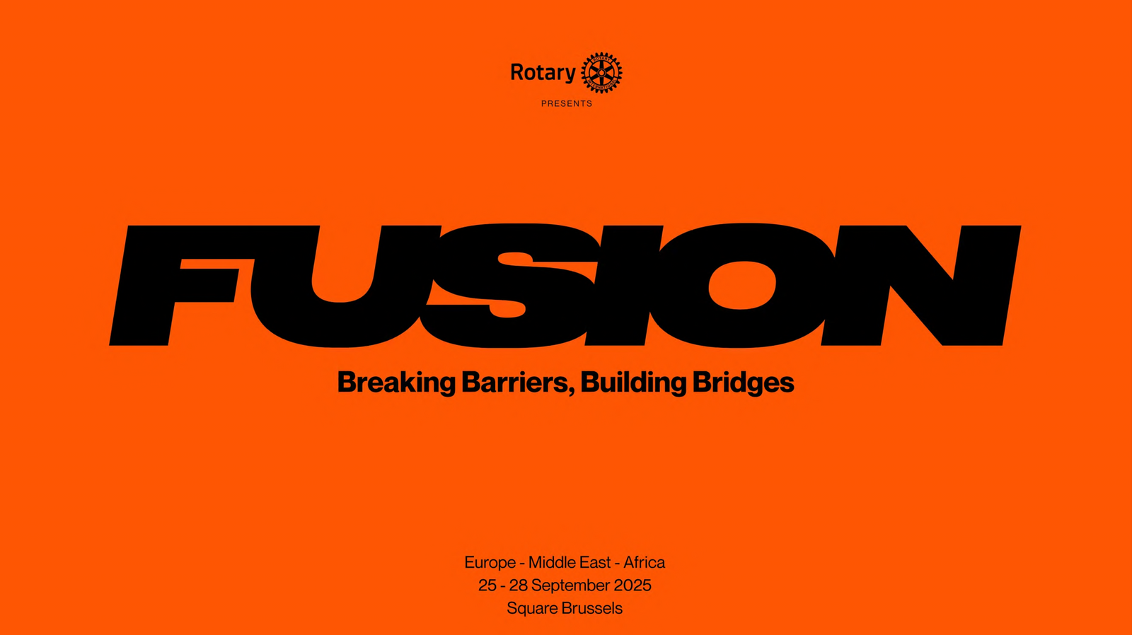 2025, fusion, brüssel, beraking barriers, building bridges