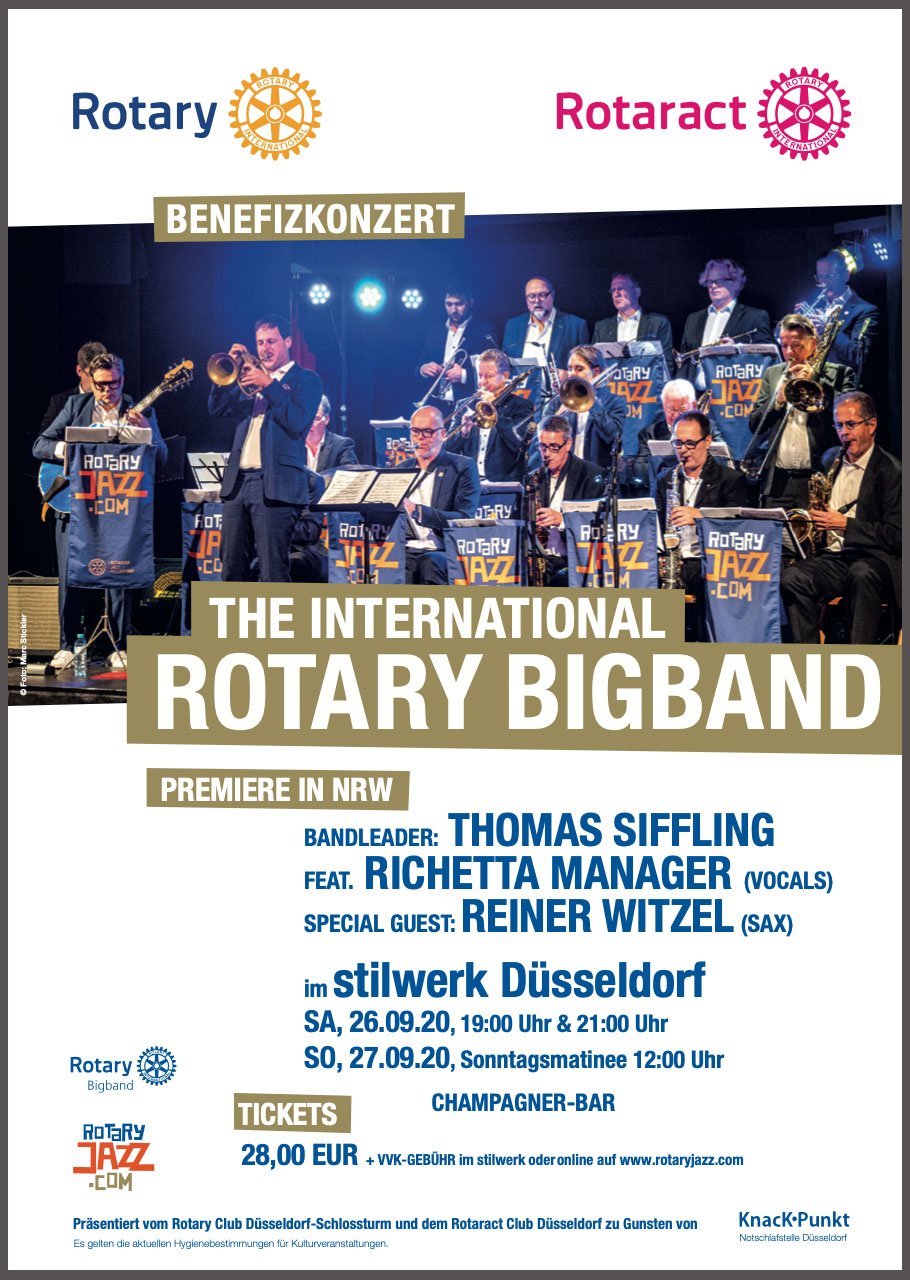 2020, Stilwerk Düsseldorf, Rotary Bigband, Jazz