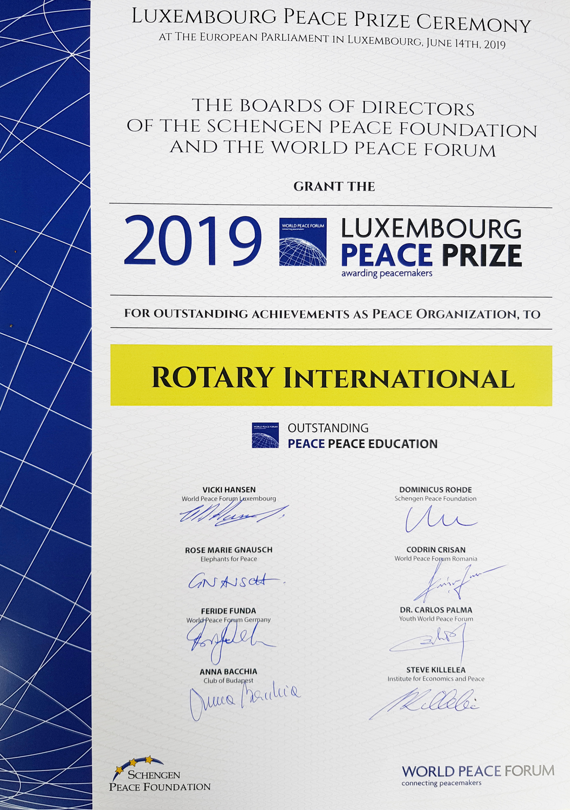 2019, peace prize, luxemburg, eu