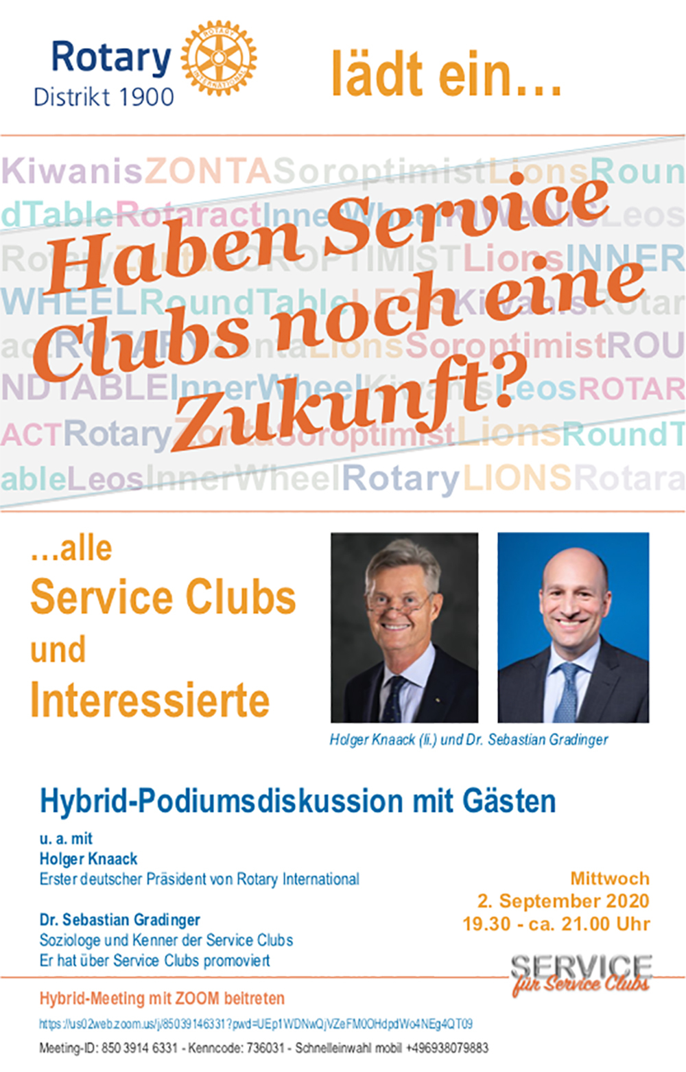 2020, service-club, diskussionen, hybrid, zoom