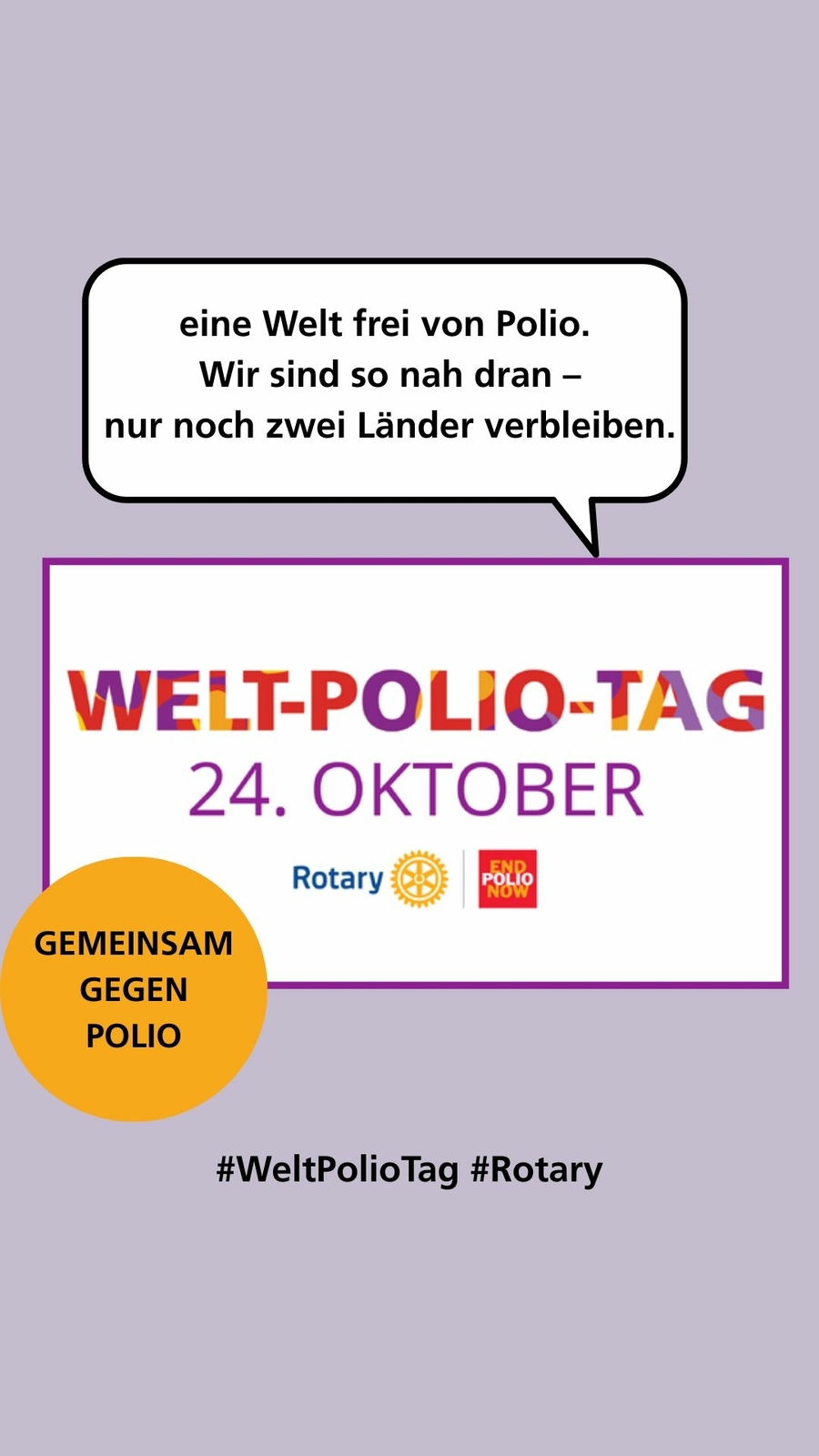 2025, polio, epn, end polio now, kinderlähmung, poliotag, aufruf, bilder, social media