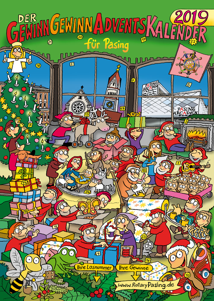 2019, adventskalender, advent, weihnachten, münchen-west, rc münchen-west, münchen, pasing