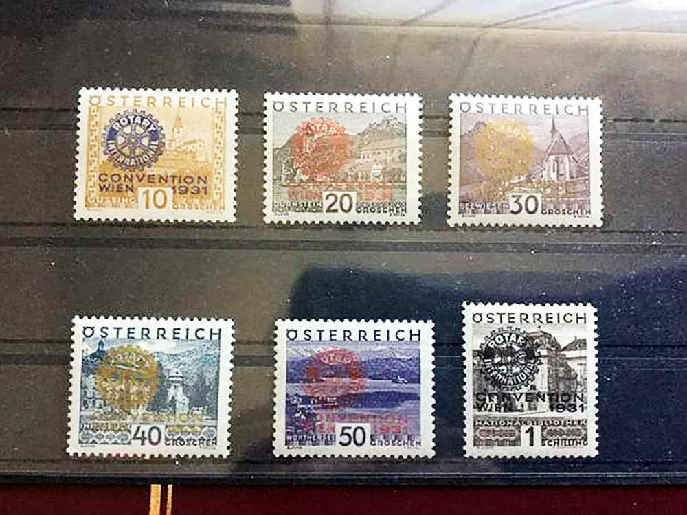 Briefmarke, Briefmarken-Satz, Convention, Wien, Versteigerung