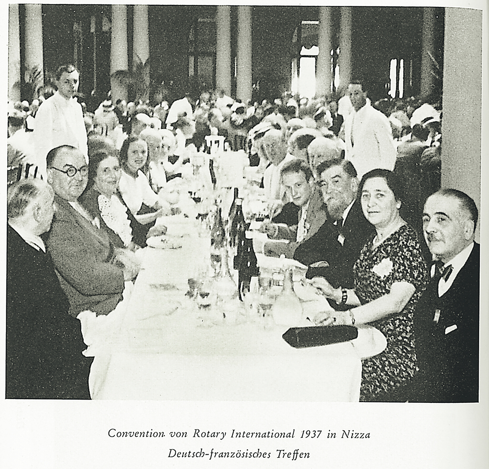 Ein deutsch-französisches Treffen auf der RI Convention 1937 in Nizza